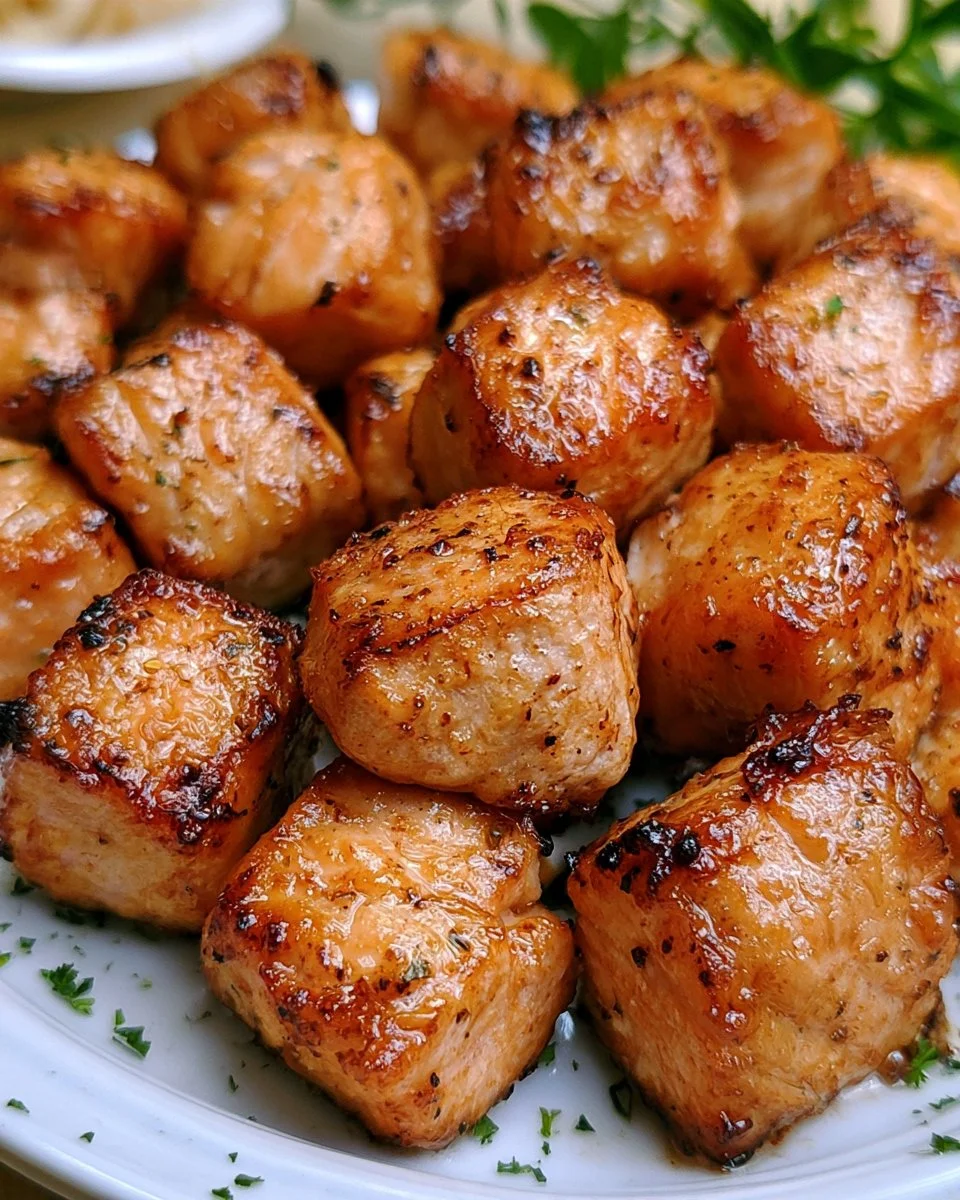 Crispy Air Fryer Salmon Bites
