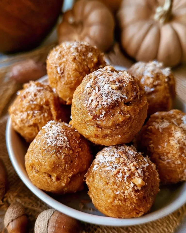 Protein-packed pumpkin balls for a healthy snack option